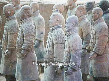 Qin Clay Soldiers in Pit 1