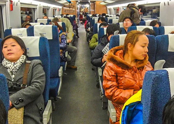 Passengers on Train