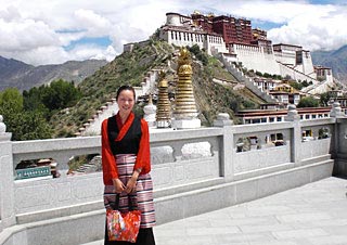 Effie  in Lhasa, Tibet