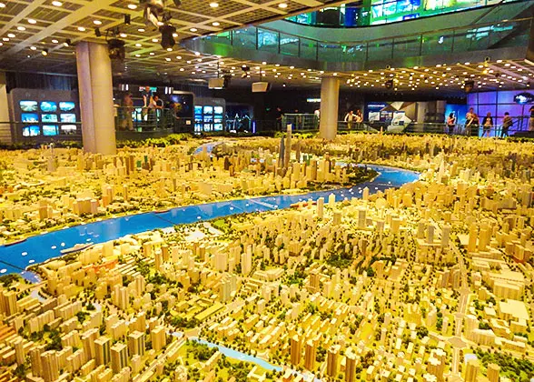 Model of the City Center Area