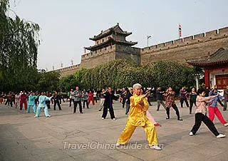 Playing Tai Chi