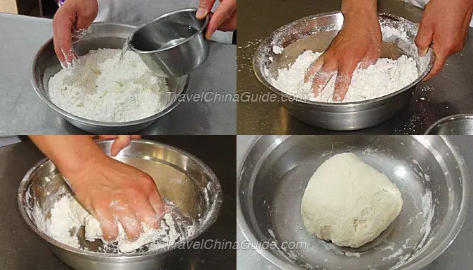 making dough