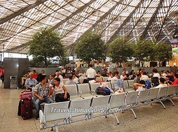 A Waiting Room in Shanghai South Station