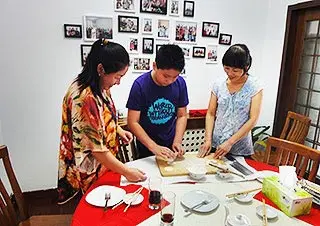 Our Guests in the Cooking Class