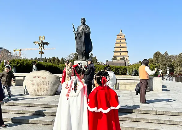 South Square of Big Wild Goose Pagoda