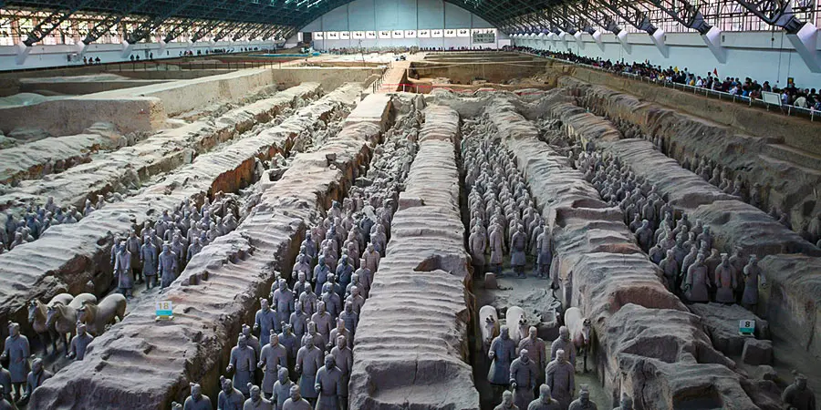 Pit 1 in Terracotta Warriors Museum, Xi'an