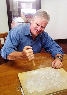 Mr. Korfanty Making Dumplings