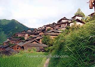 Miao Village in Kaili, Guizhou