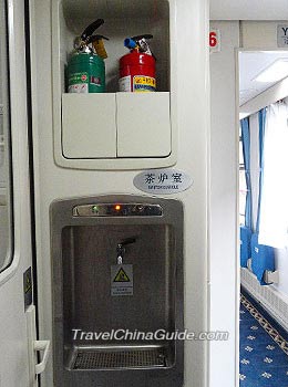 Drinkable Hot Water on a Train