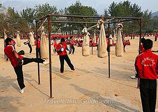 Kungfu trainning
