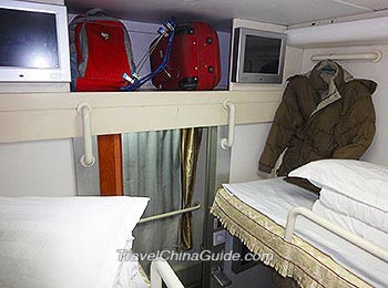 Luggage Closet in Soft Sleeper Comparment