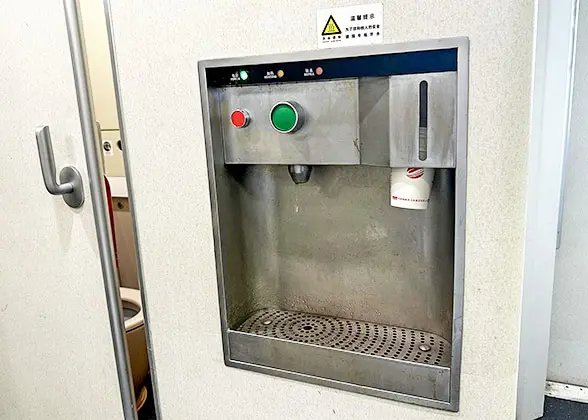 Drinking Water Tap on High Speed Trains