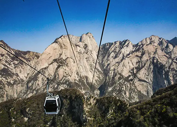 Cable Car on Mt. Huashan