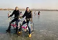 Freezing Lake in Shichahai