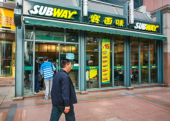 Subway Fast Food in Beijing