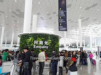 Enquiry Counter in Shenzhen Airport