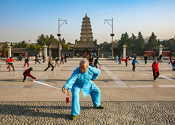 South Square of Big Wild Goose Pagoda