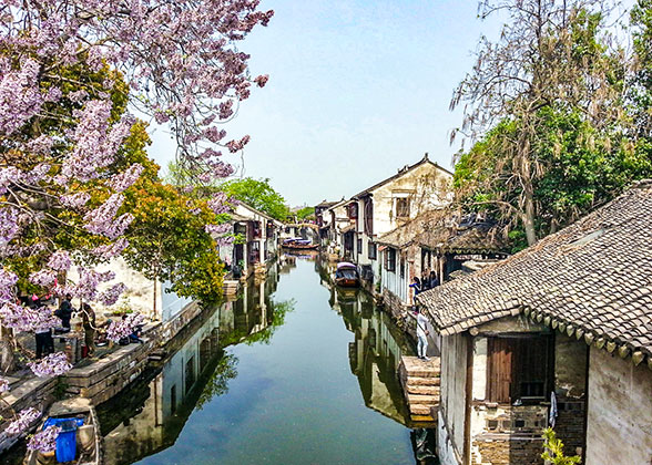 Zhouzhuang Water Town in Spring