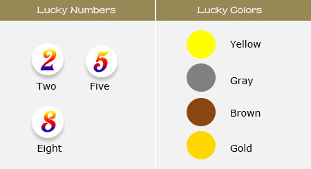 Lucky Numbers and Colors of Pig