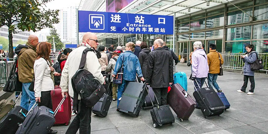 Xi'an Railway Station During Spring Festival Rush