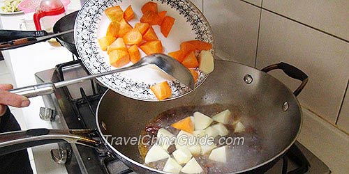 Add in Potatoes and Carrots
