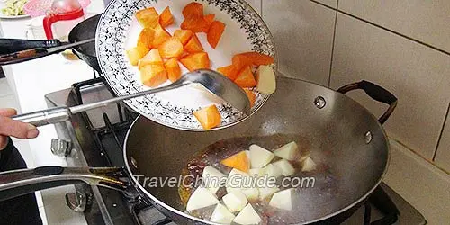 Add in Potatoes and Carrots