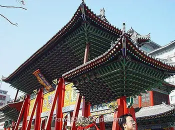 Magnificent Archway in front of the Temple