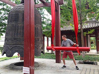 Giant Bell inside the Temple