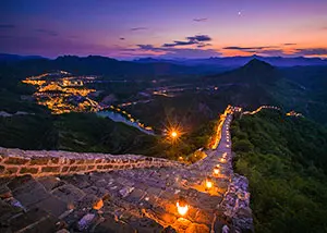Simatai Great Wall at Night