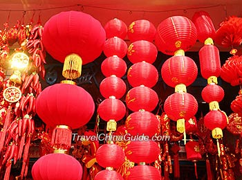 Red Lanterns during Chinese New Year