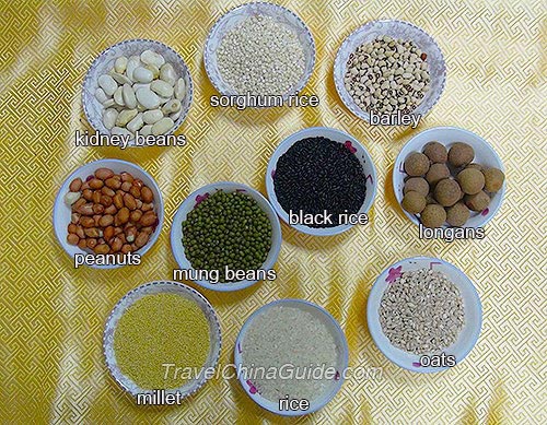 Laba Congee Ingredients