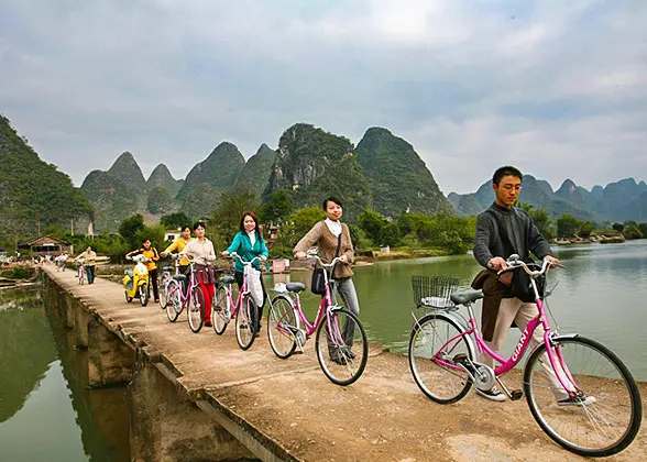 Cycling in Yangshuo