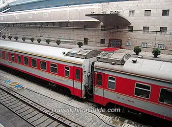 A Train at Yinchuan Station