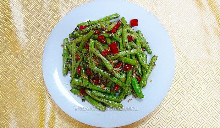 Sichuan Dry-fried Green Beans