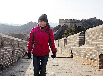Lily Du on Great Wall