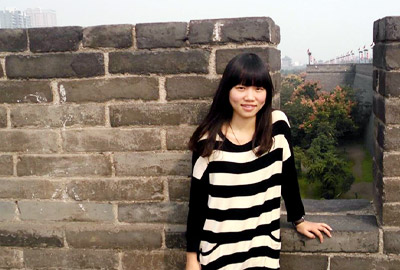 Vera Yu on Xi'an City Wall