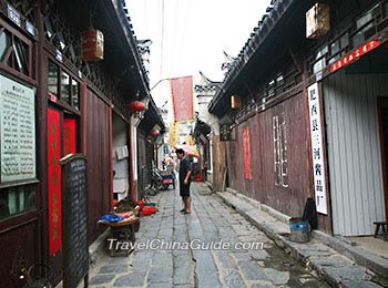 A Street in Sanhe Ancient Town