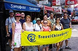 Our Group in Stanley Market