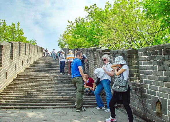 Mutianyu during the holidays