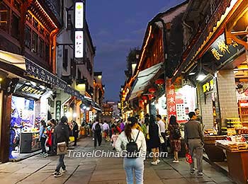 Tunxi Old Street at Night
