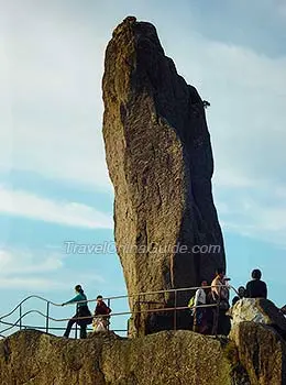 Flying Over Stone on Huangshan Mountain