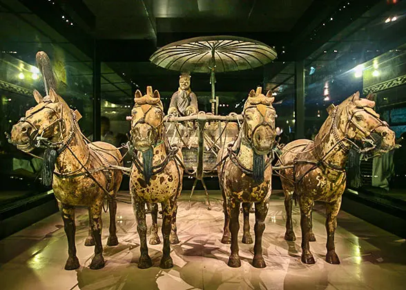 Bronze Chariots and Horses