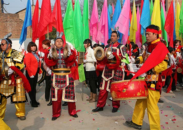 Folk Performance for Chinese New Year