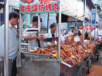 Food in Xinjiang Grand Bazaar