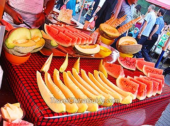 Fruite in Urumqi Grand Bazaar