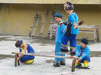 Miao People Celebrating Festival