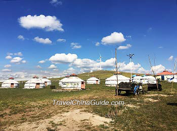 Yurts on Hulunbeier Grassland