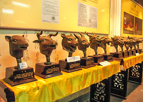 Replicas of 12 Bronze Animal Heads