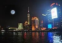 Pudong Night Scene in September