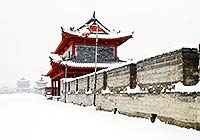 Xi'an City Wall in Winter